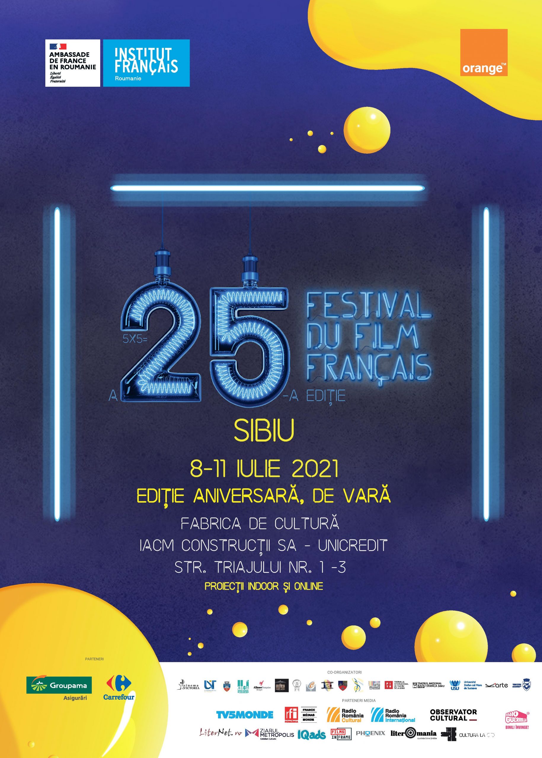 Festivalul Filmului Francez, la un sfert de secol. Șase producții ajung la Sibiu în iulie