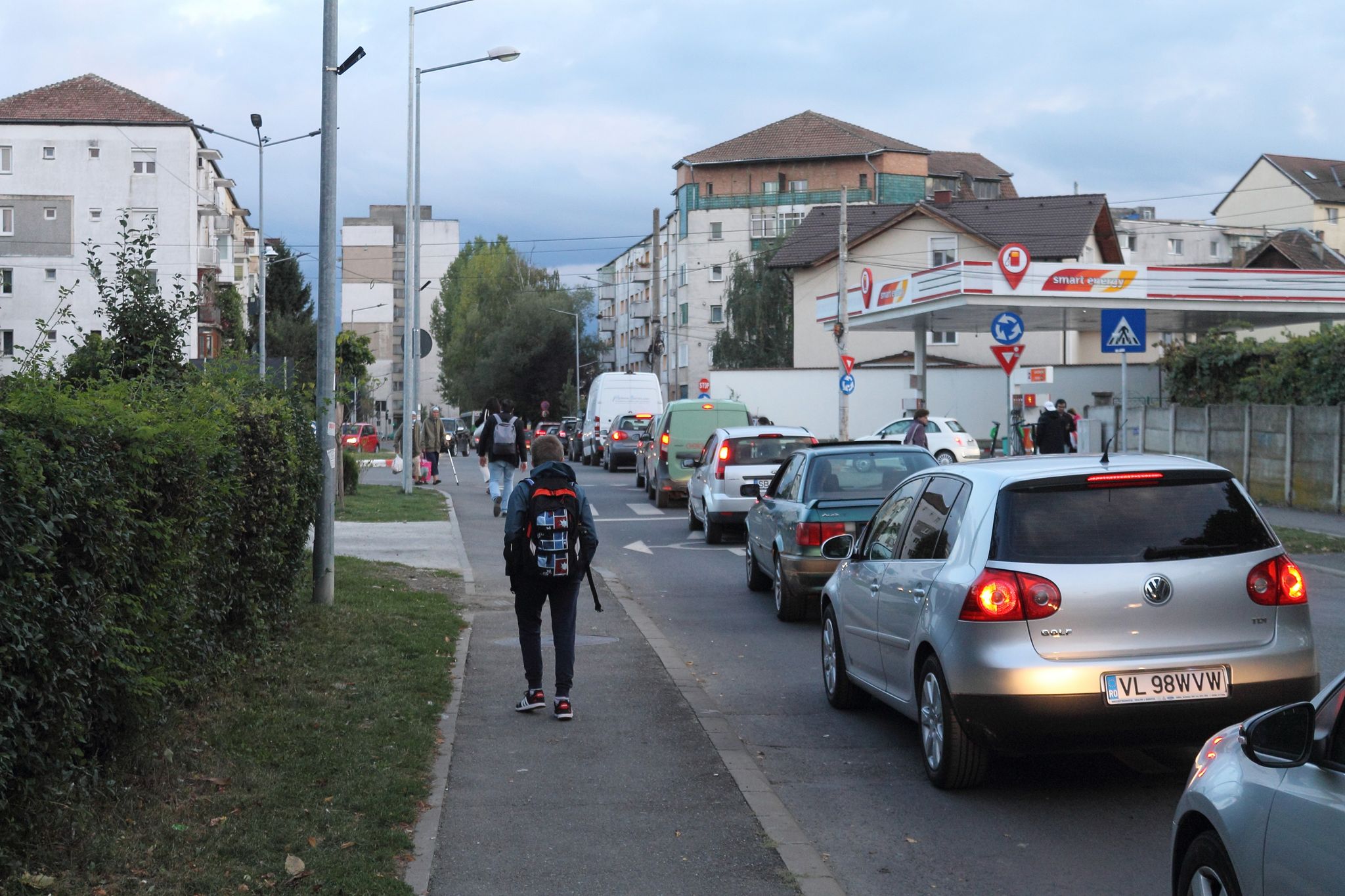 Continuă calvarul pe Calea Cisnădiei, spre Cartierul Arhitecților. Se va circula pe un singur sens