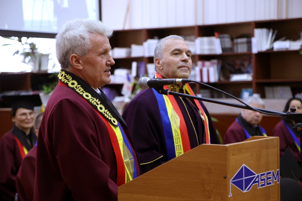 Constantin Chiriac, Doctor Honoris Causa și peste hotare. Directorul TNRS, distins de Academia de Științe Economice din Moldova