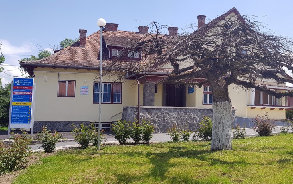 Centru de evaluare pentru persoanele COVID, la Spitalul Orășenesc Cisnădie