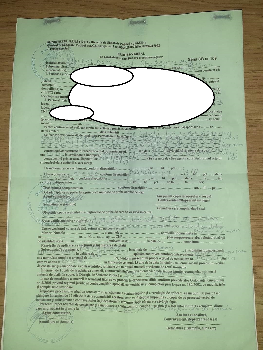 Sibienii amendați pentru necompletarea PLF își caută aliați pe Facebook