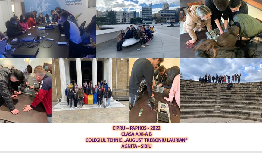 20 de elevi de la Colegiul Tehnic „August Treboniu Laurian” din Agnita, în stagiu de practică în Cipru