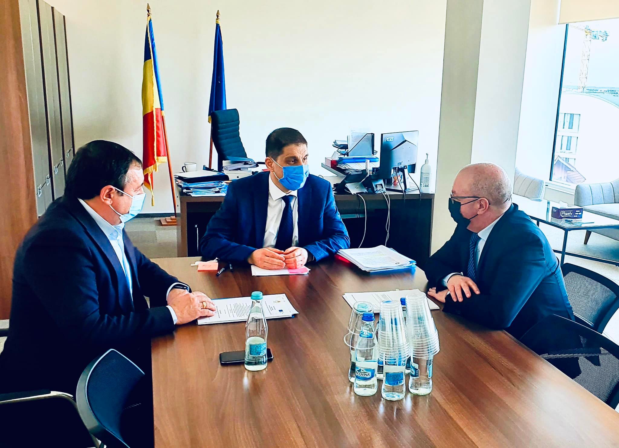 Primarii din Sadu și Gura Râului s-au întâlnit cu secretarul de stat Cristian Roman. Ce au discutat