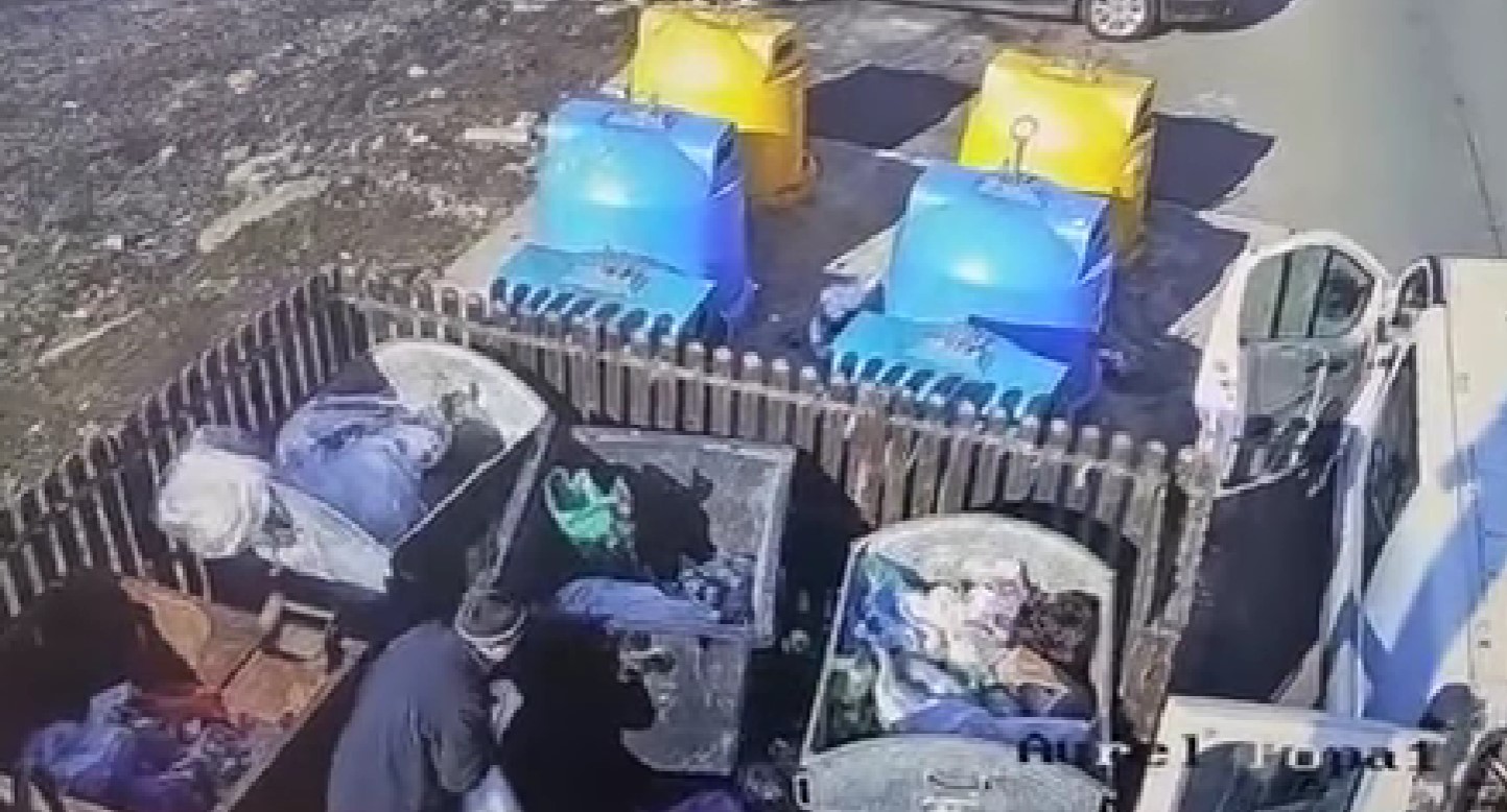 VIDEO| Doi sibieni, surprinși pe camerele video când aruncau moloz la platforma publică. Amenzi de până la 20.000 de lei