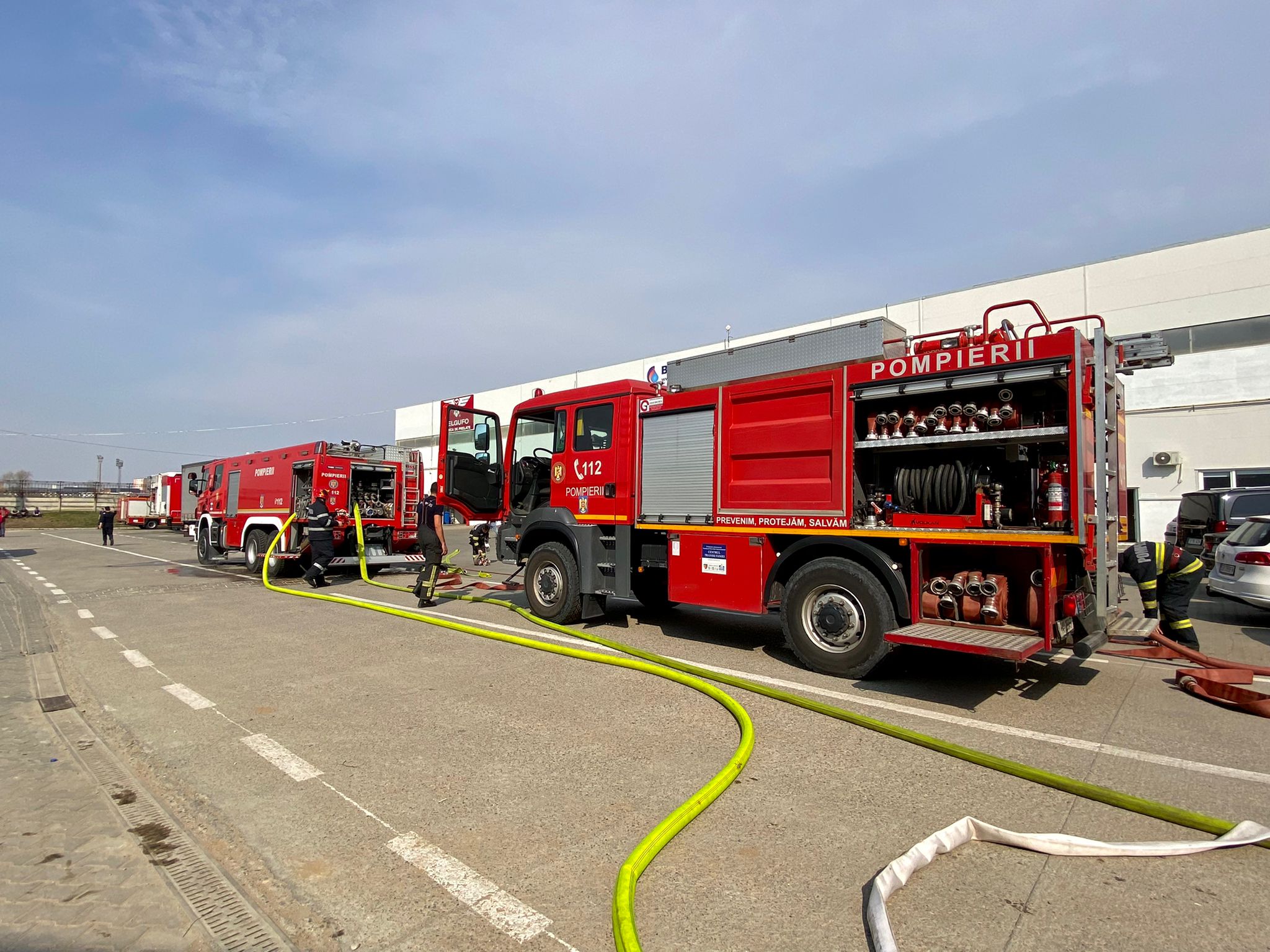 Pompierii voluntari din Cisnădie, cei mai buni din județ. Cine a câștigat întrecerea privaților