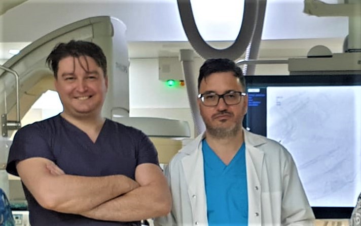 Dr. Dorin Călin Golcea, noul membru al echipei Laboratorului de Angiografie coronariană și cateterism cardiac al SCJU Sibiu
