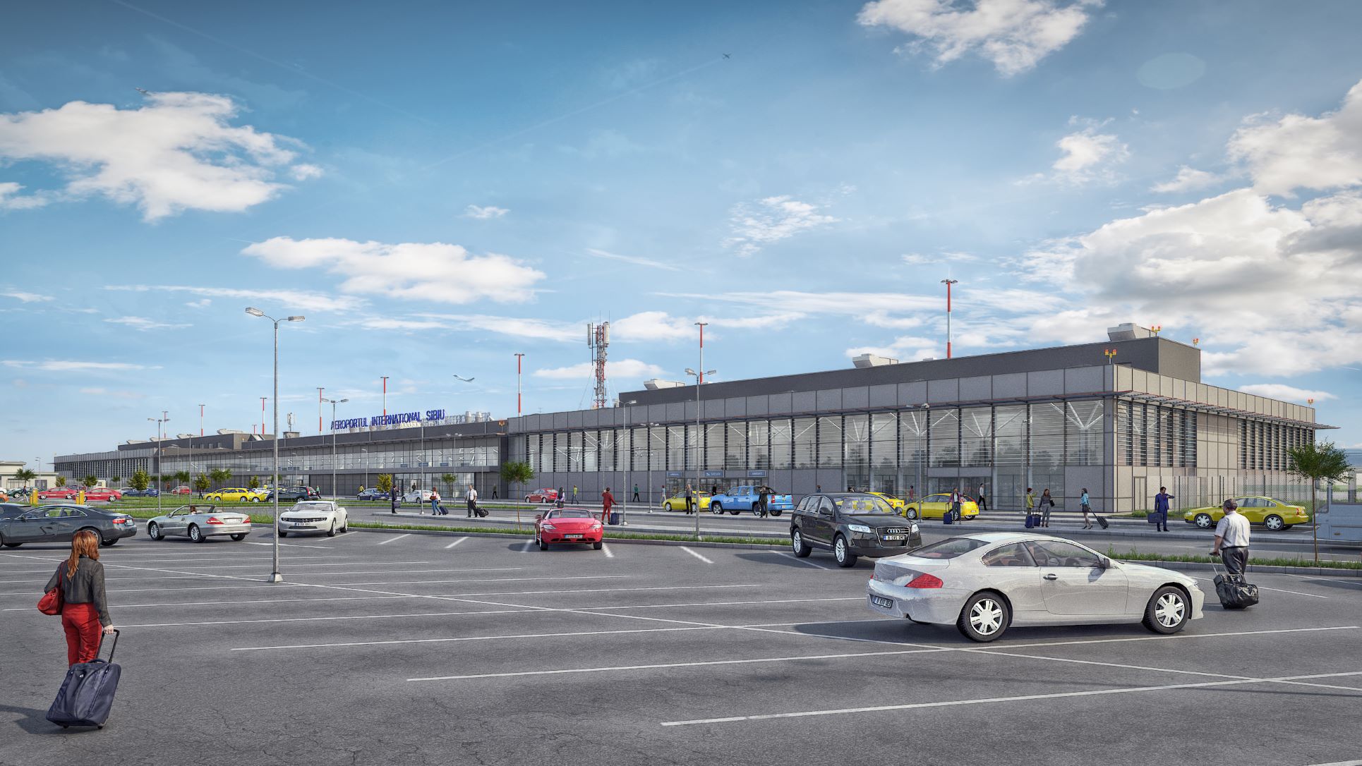 Aeroportul Internațional Sibiu se modernizează: automate pentru self check-in, ghișeu pentru VIP și încă șase filtre de securitate