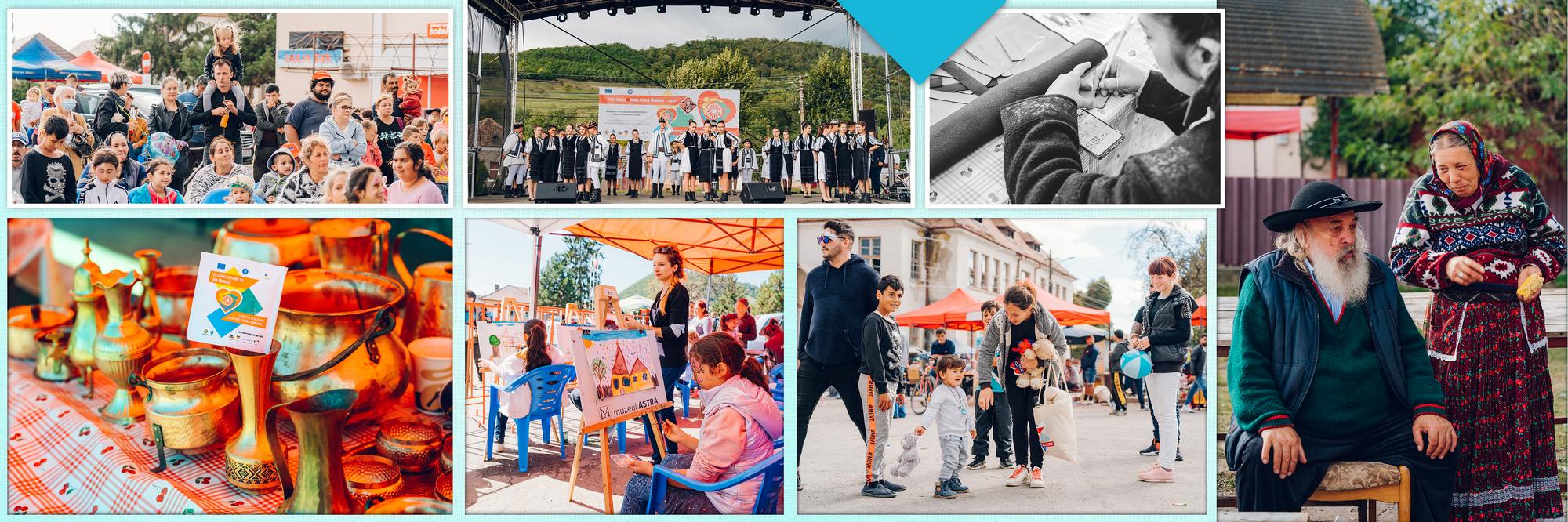 Romii din Târnava au, din nou, festival. Cu ateliere meșteșugărești și gastronomice, concursuri cu premii, muzică și dans