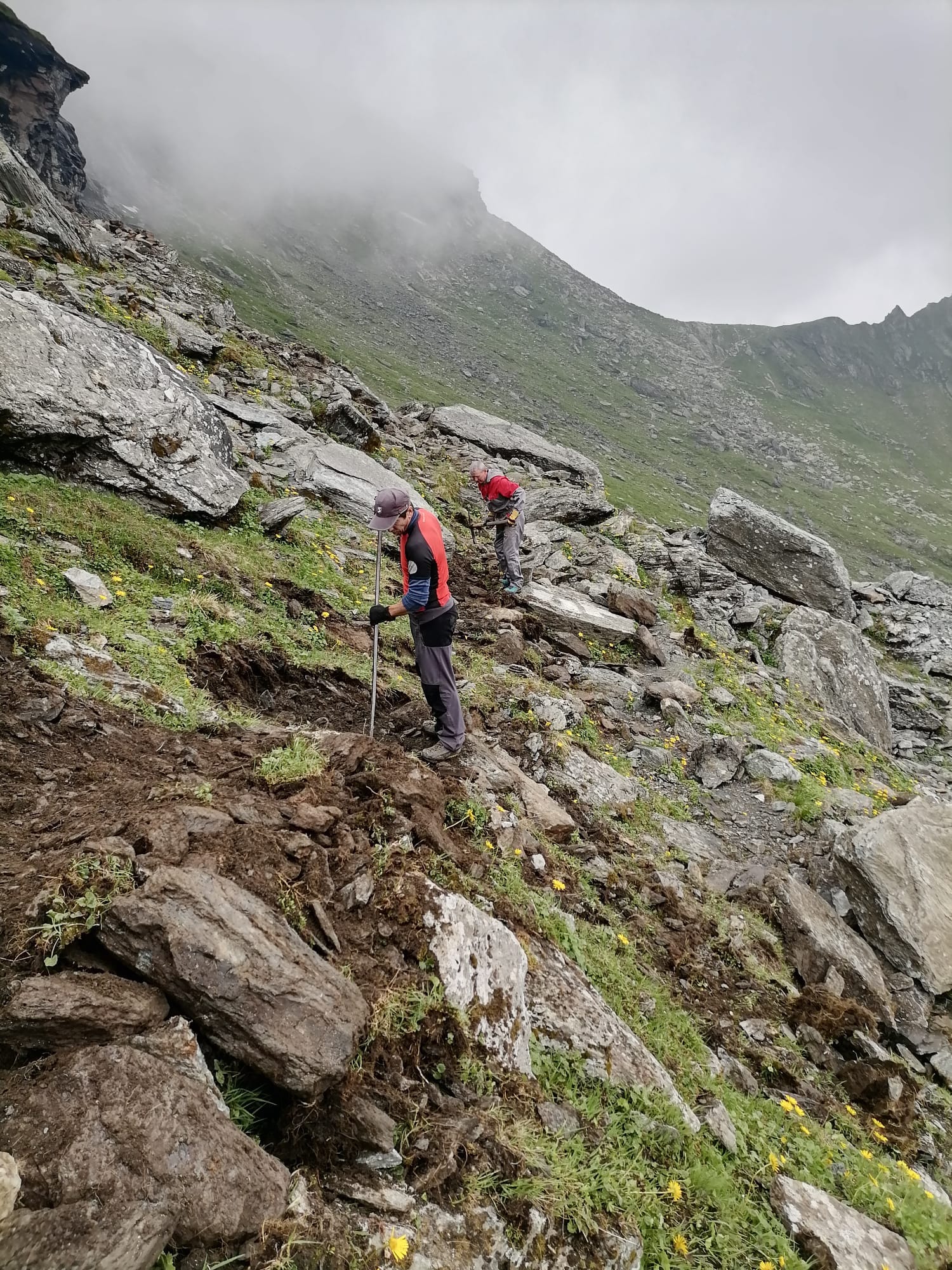 „Titanicul” din Munții Făgăraș s-a desprins