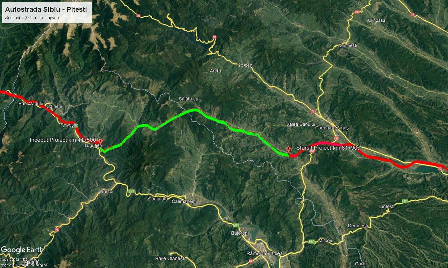 CNAIR se pregătește să semneze contractul pentru cea mai complexă secțiune a Autostrăzii Sibiu-Pitești